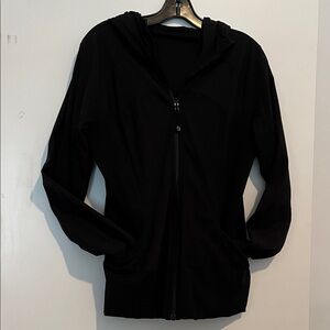 Lululemon reversible Black Zip-Up Hoodie.